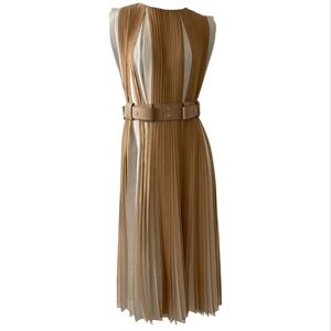 Chloe NWT Pleated Silk Belted Dress Size 38 $3500 Retail